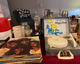 Records, record player