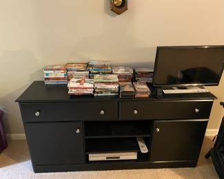 TV Stand and DVDS