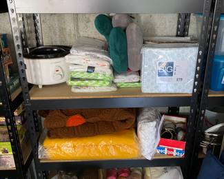 Kitchen and bedding items