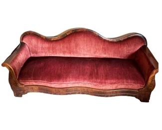 Lot 223   2 Bid(s)
Antique Flame Mahogany Empire Style Sofa