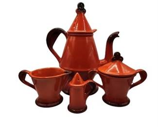 Lot 001   2 Bid(s)
1950s Metlox Poppytrails Coffee Set
