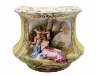 Lot 007   1 Bid(s)
C. 1860s Schierholz Gilded Jardinere