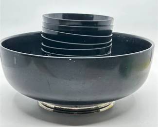 Lot 280   11 Bid(s)
"Awakening" By Towle Sterling Silver Salad Bowl with 7 Plates/Bowls