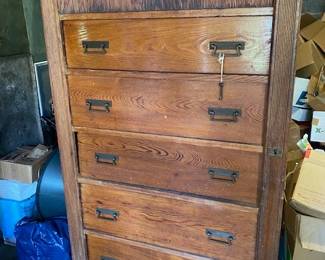 1870's-1900's Boarding House/Plantation Locking Dresser