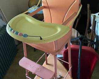 Vintage Amsco Doll High Chair
