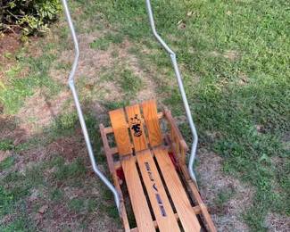 Sears Push Sled-great graphics