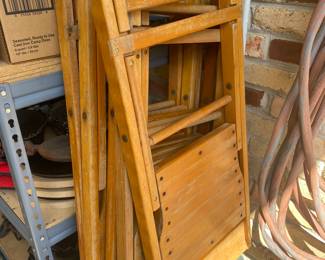 Vintage Palmer Snyder Furniture folding chairs