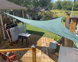 Tri corner shades, have two