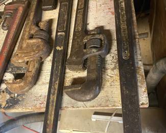 Large adjustable wrenches