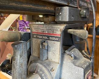 Craftsman 10” Radial arm saw