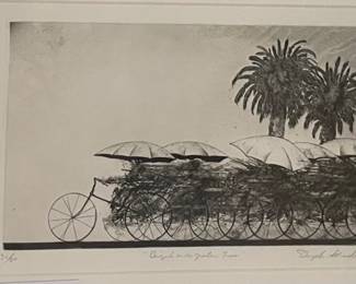 Etching by Shigeti Kuroda