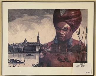 Mixed Media of Venice by Fred Wilson 