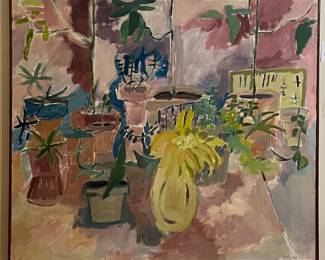 Painting on Canvas by Phyllis Seltzer influenced by Algesa O' Sickey