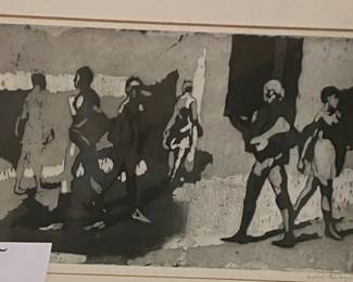 Aquatint by Isabel Bishop