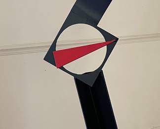 Abstract Tabletop Sculpture by Fred Schmidt (1936 -2001)