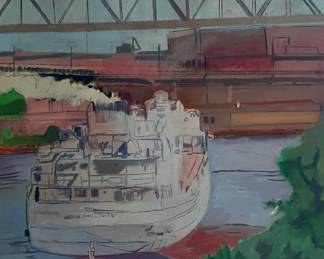 Painting on Panel by Phyllis Seltzer 