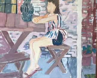 One of Several Painting by Phyllis Seltzer in the French Impressionistic Style