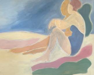 Painting on Canvas by Phyllis Seltzer 1960