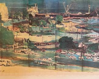 Inner Harbor of Cleveland by Phyllis Seltzer