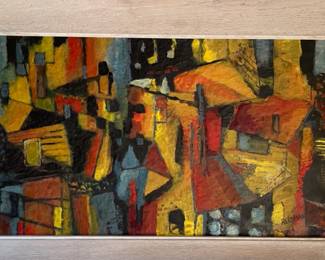 Abstract Painting for the May Show By Francis Reisman 
