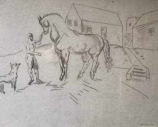 William Sommer Drawings, One of Five