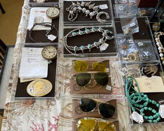 Navajo jewelry - vintage aviators