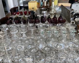 Gorgeous crystal glassware