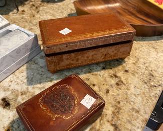 leather boxes
