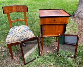 Biedermeier furniture and frames -unmarked early 1800’s