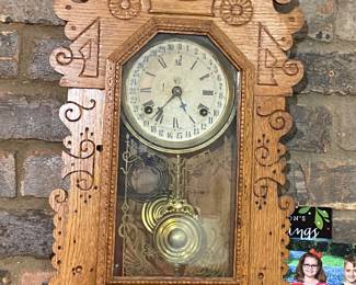 Oak Mantle Clock