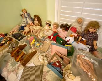 Dolls, toys, accessories