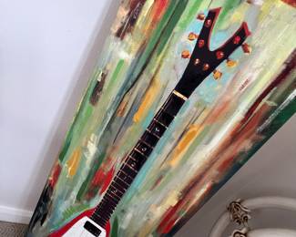 Guitar painting