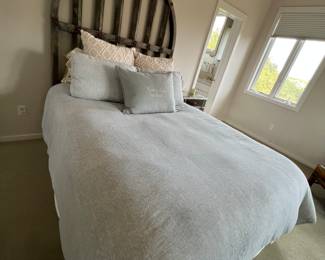 Queen bed-MATTRESS SOLD