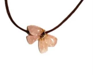 Lot 32   2 Bid(s)
Handcrafted, pink necklace, 18 inch