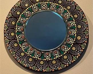 Lot 112   5 Bid(s)
Mandala Mirror, hand painted