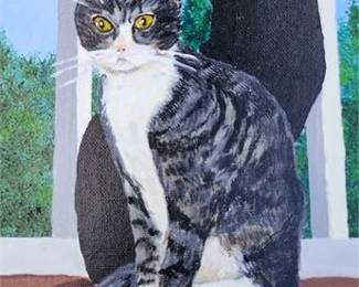 Lot 177   2 Bid(s)
Cats In The Window oil painting