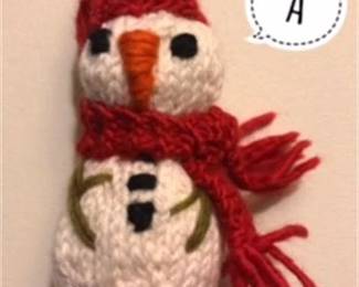 Lot 269   17 Bid(s)
Hand Knit Snowman A