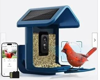 Lot 301   26 Bid(s)
Smart Wireless Bird Feeder-ID's Birds!