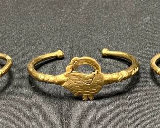 Brass Bracelets from Ghana