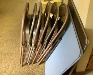 2 Card Tables 6 Chairs