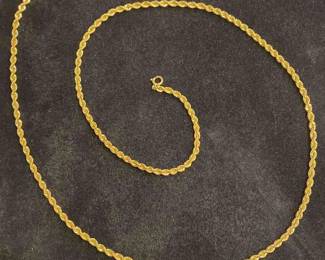 14 K Gold Necklace 