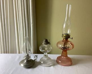 3 Oil Lamps