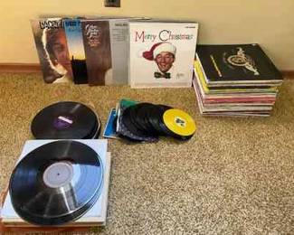 Albums, 45s 33s Lot