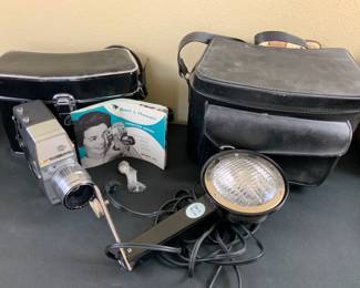 Bell Howell 8mm Camera  SmithVictor Light