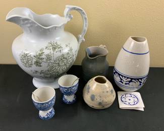 Ceramic Pottery Pitchers  Vases
