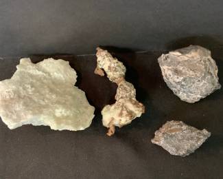 Copper, Pyrolucite Tremolite Specimens 