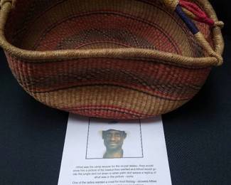 Ghana Basket Large Oval With Handle