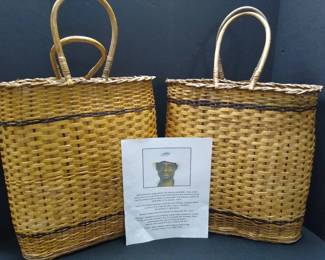 Ghana Baskets Two Handbags 