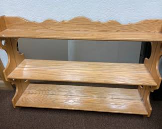 Large Mirrored Wall Shelf 