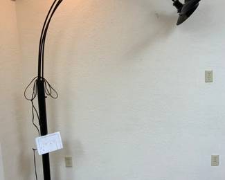 Large Three Light Arc Floor Lamp